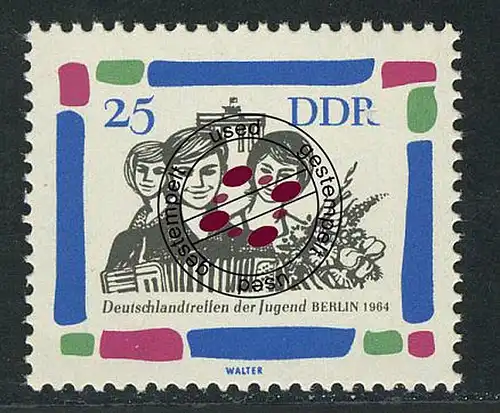 1024 Réunion des jeunes en Allemagne 25 Pf O