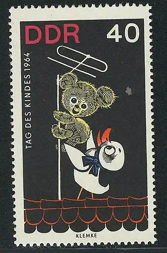 1029 Jour de l'enfant Bummi + Mère de la Meuse 40 Pf **