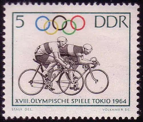 1033 Jeux olympiques d'été Course cycliste 5 Pf **