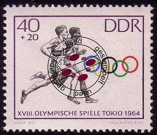 1037 Jeux olympiques d'été Course de fond 40 Pf O