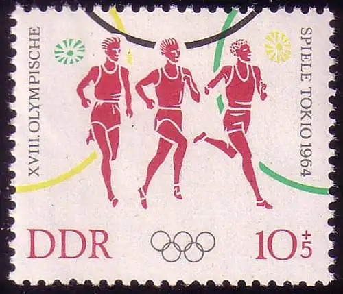 1043 Jeux olympiques d'été Course de fond 10+5 Pf **