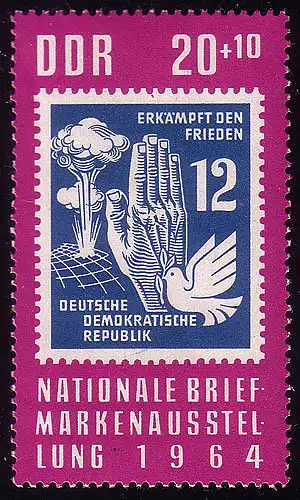 1057 Exposition des timbres Berlin 20+10 Pf **