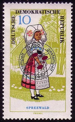 1076 Spreewald 10 Pf Femme, O