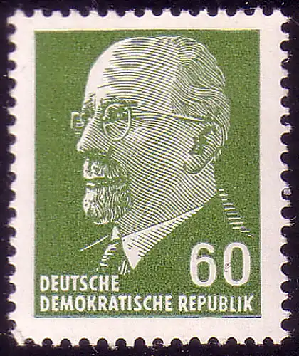 1080 Walter Ulbricht 60 Pf **