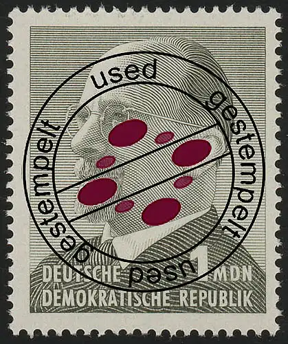 1087 Walter Ulbricht 1 MDN O gestempelt