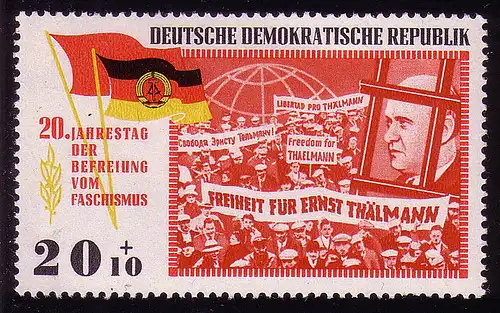 1105 Libération du fascisme 20+10 Pf **