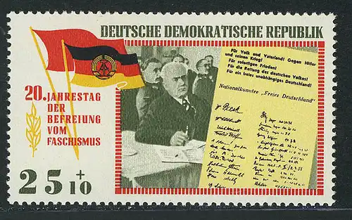 1106 Libération du fascisme 25+10 Pf **