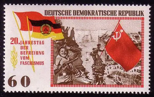 1109 Befreiung vom Faschismus 60 Pf **