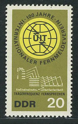 1113 100 ans UIT 20 Pf **