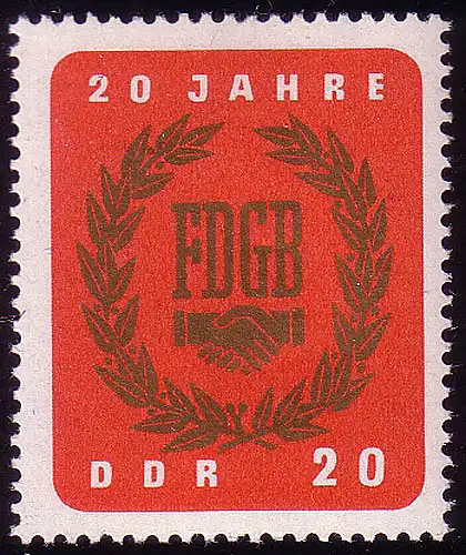 1115 20 ans FDGB 20 Pf **