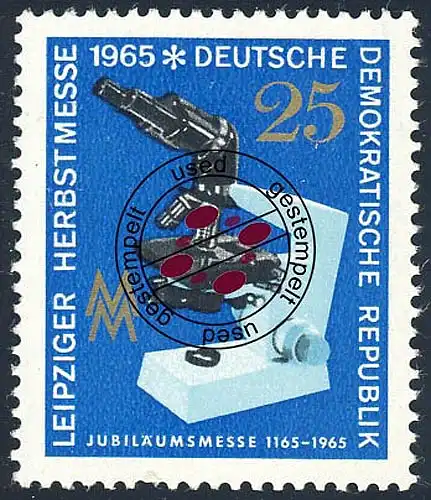 1132 Leipziger Automne Foire Appareils optiques 25 Pf O