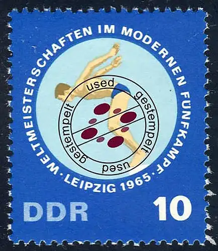 1136 WM de combat à cinq championnats de style libre 10 Pf O tamponné