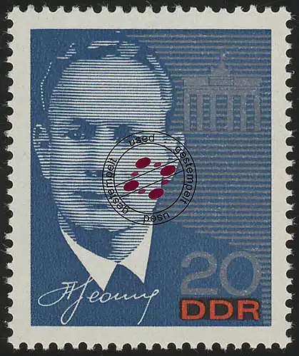 1138 Cosmonautes Leonov 20 Pf O Tamponné