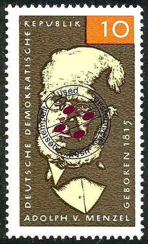 1146 Adolph par Menzel 10 Pf O