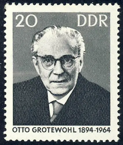 1153 Otto Grotewohl 20 Pf, postfrisch **