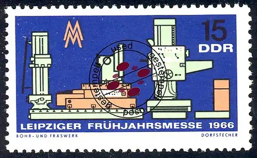 1160 Leipzig Salon du printemps 15 Pf O Tamponné