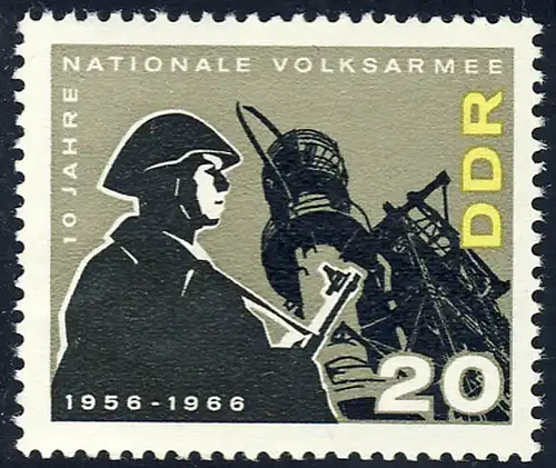 1163 10 Jahre NVA 20 Pf ** postfrisch