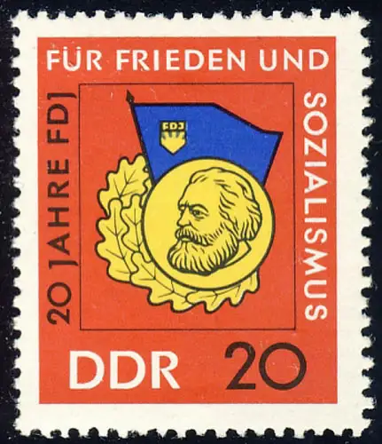 1167 20 ans FDJ 20 Pf ** frais de port