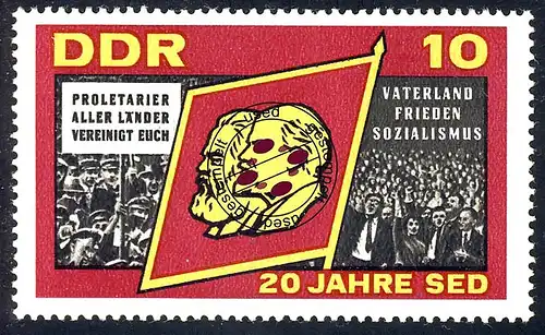1174 20 Jahre SED 10 Pf O gestempelt