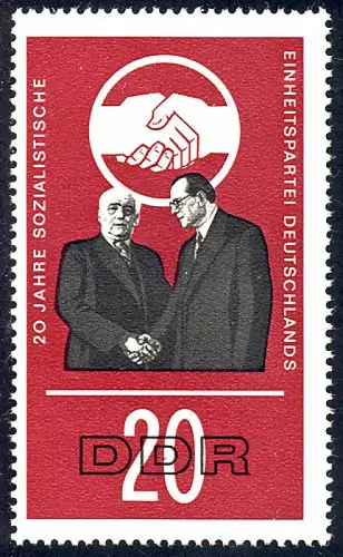1176 20 Jahre SED 20 Pf ** postfrisch