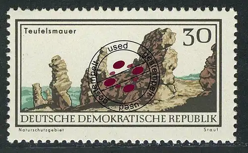 1183 Zones protégées par le paysage Mur du diable 30 Pf O