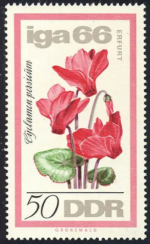 1192 IGA Véilchen alpin persan 50 Pf ** post-fraîchissement