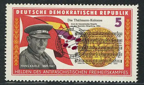 1196 Brigade combattant Kahle 5 Pf O Tamponné