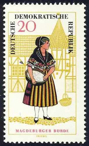 1218 Folkschönen Magdeburger Börde 20 Pf **