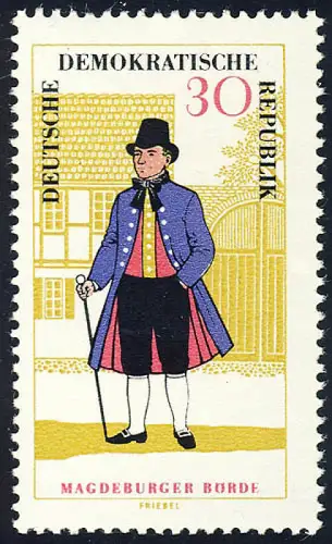 1219 Folkschönen Magdeburger Börde 30 Pf **