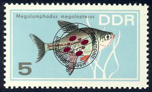 1221 Poissons d'ornement Pf O Tamponné