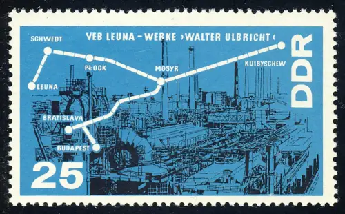 1228 Petrochimie VEB Leunawerke 25 Pf **