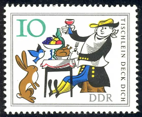 1237 Tischlein deck dich Tisch 10 Pf **