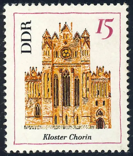 1247 Monastères Chorin 15 Pf **