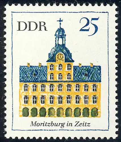 1249 Bauwerke Schloß Moritzburg 25 Pf ** postfrisch