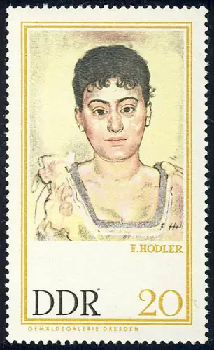 1262 Kunstsammlung Dresden Bildnis Madame R. 20 Pf ** postfrisch