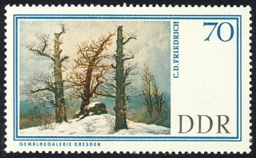 1267 Collection d'art Dresde Hünengrab 70 Pf **