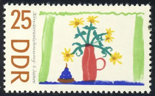 1284 Dessins pour enfants bouquet 25 Pf **