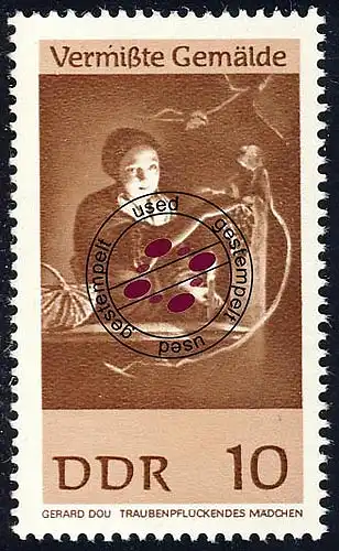 1287 Peintures manquantes Picket de raisin 10 Pf O Tamponné