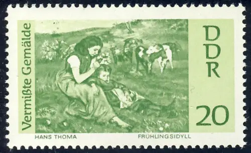 1288 Vermißte Gemälde Frühlingsidyll 20 Pf ** postfrisch