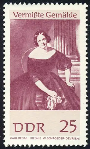 1289 Peintures manquantes Schroeder-Devrient 25 Pf