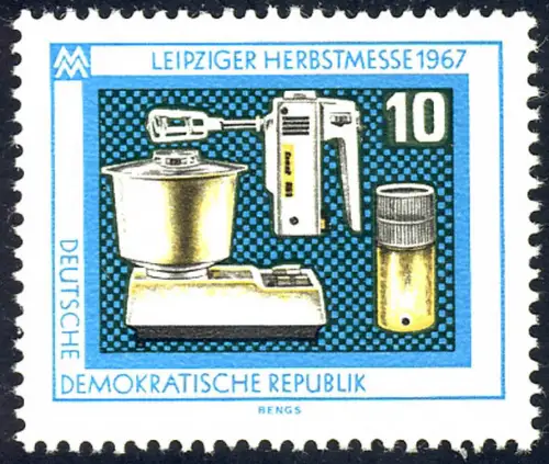 1306 Leipziger Messe Automne Appareils de cuisine 10 Pf **