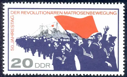 1310 Matrosenbewegung Demonstration 20 Pf **