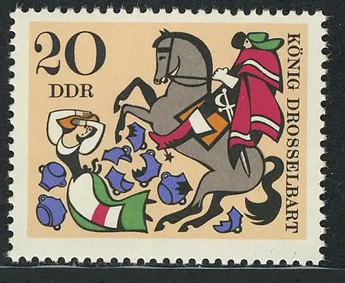 1326 Märchen König Drosselbart 20 Pf ** postfrisch