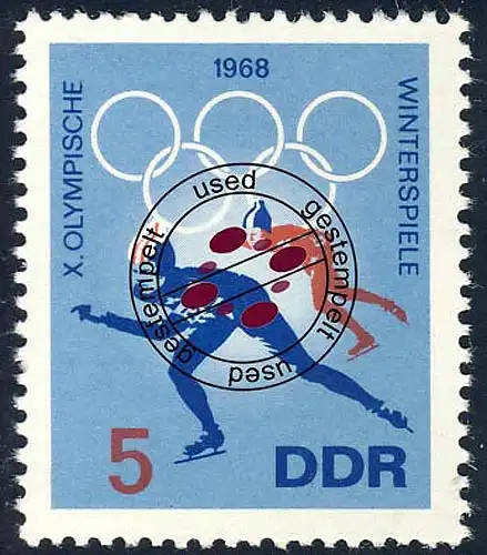 1335 Olymp. Winterspiele Eisschnellauf 5 Pf O