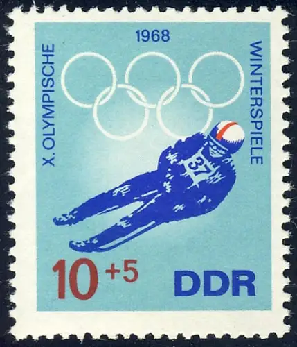 1336 Jeux olympiques d'hiver Rodeln 10+5 Pf **