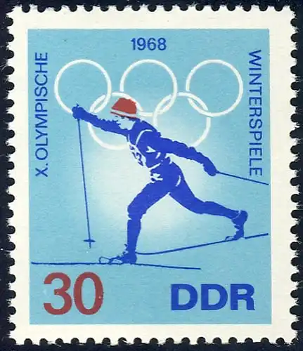1340 Jeux olympiques d'hiver Course de ski de fond 30 Pf **