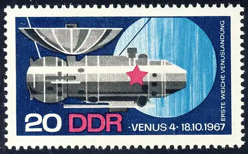 1341 Sowjetische Raumfahrt 20 Pf **