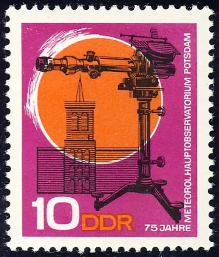 1343 Observatoire météo-roléologique Potsdam 10 Pf