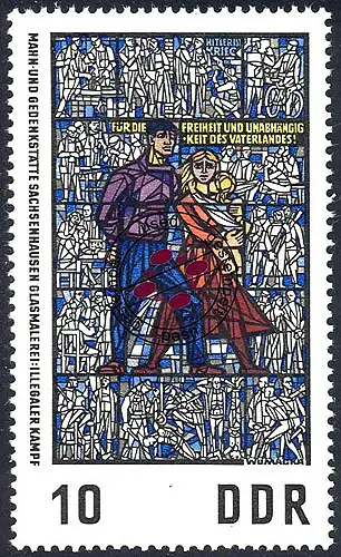 1346 Mahn-/Geschäftstätte Sachsenhausen 10 Pf O