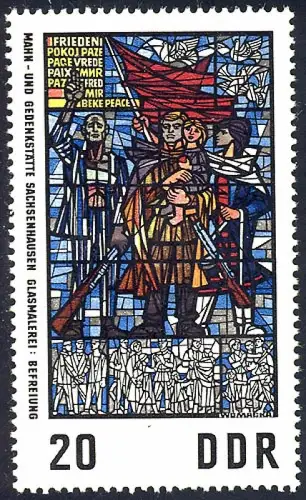 1347 Mahn-/Gegenkästeit Sachsenhausen 20 Pf **